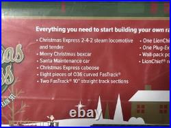 Beautiful Lionel CHRISTMAS EXPRESS Lion Chief Train Set 0 Gauge Blue Tooth Beautiful Lionel CHRISTMAS EXPRESS Lion Chief Train Set 0 Gauge Blue Tooth