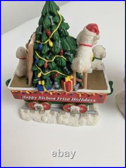 Bichon Frise Christmas Train 6-Piece Set Read Description. Watch the video