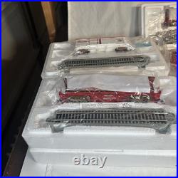 Big Hawthorne Budweiser Holiday Express Train Set Christmas Train Set 10 Cars