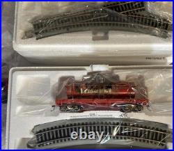 Big Hawthorne Budweiser Holiday Express Train Set Christmas Train Set 10 Cars