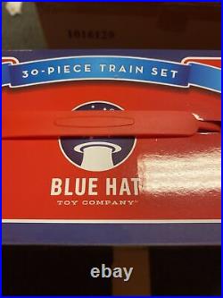 Blue Hat North Pole Junction Christmas Train 30 Piece Set NEW IN BOX