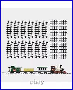 Blue Hat North Pole Junction Christmas Train Set 30 Piece Batteries Included
