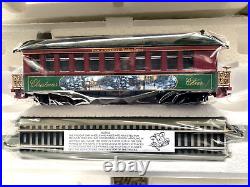 Bnib Thomas Kinkade Christmas Express 9 Train Car Set Hawthorne Village Rare
