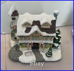 Bradford Exchange/ Hawthorne Village Rudolf Christmas Train And Village