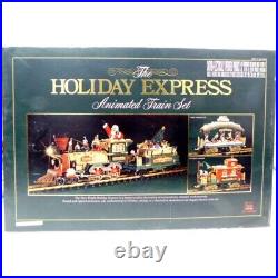 Bright The HOLIDAY EXPRESS Animated Christmas Train Set 380 Plus Cars (5 Boxes)