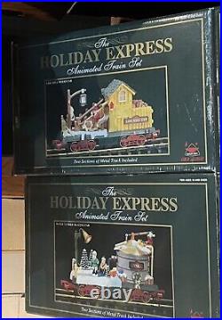 Bright The HOLIDAY EXPRESS Animated Christmas Train Set 380 Plus Cars (5 Boxes)