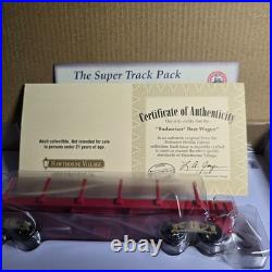 Budweiser Holiday Express Illuminated Full Train Set with Tracks