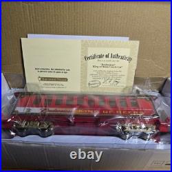 Budweiser Holiday Express Illuminated Full Train Set with Tracks