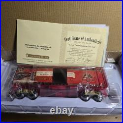Budweiser Holiday Express Illuminated Full Train Set with Tracks
