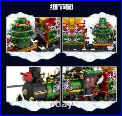 CREATOR New Motorized Christmas Train Building Blocks Bricks Set Kid Toys