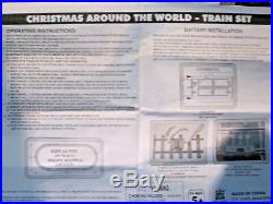 Christmas Around the World Musical Animation Christmas Train Set 1998 NIB