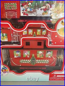 Christmas Disney 2019 Mickey Mouse Holiday Express 36 Piece Train Set NIP