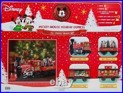 Christmas Disney 2019 Mickey Mouse Holiday Express 36 Piece Train set NIP