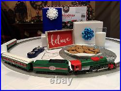 Christmas Express Lionchief Bluetooth Electric HO Gauge Model Train Set with Rem