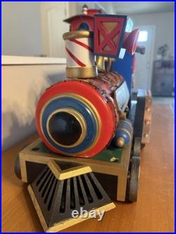 Christmas Express Train Set 3-Piece Hand Painted Porcelain includes Lights