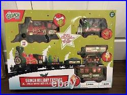 Christmas Grinch Moving Animated Train Set with 20 Ft. Track Decor