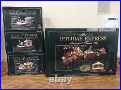 Christmas Holiday Express Animated Electric Train Set #384 Plus 1,2&3 New Bright
