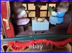 Christmas Magic Express Tree Train Set Holiday Decor Hand Painted QVC