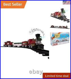 Christmas Spirit Freight Train Set Remote-Controlled & Flexible Track Design