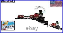 Christmas Spirit Freight Train Set Remote-Controlled & Flexible Track Design