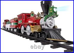 Christmas Spirit Freight Train Set Remote-Controlled & Flexible Track Design