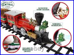 Christmas Spirit Freight Train Set Remote-Controlled & Flexible Track Design