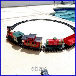 Christmas Train North Pole Express Christmas Train Set Lot fun Xmas