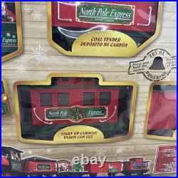 Christmas Train Set (Brand New) Ez-Tec North Pole Express 35 pieces-ELVES CAR