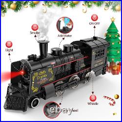 Christmas Train Set Electric Train Smoke, Sounds, Lights Xmas gift, toys, friends