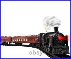 Christmas Train Set Electric Train Smoke, Sounds, Lights Xmas gift, toys, friends