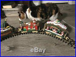 Christmas Train Set Vintage 1997 Holiday Express Animated New Bright