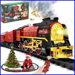 Christmas Train Set for around under The Tree, Electric Multicolored