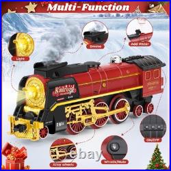 Christmas Train Set for around under The Tree, Electric Multicolored