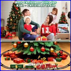 Christmas Train Set with Remote Control Train Toys WithSmoke, Lights & Sound, Chri