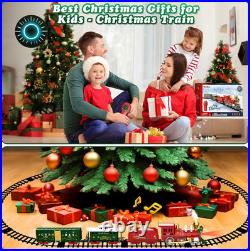 Christmas Train Set with Remote Control Train Toys WithSmoke Lights & Sound NEW