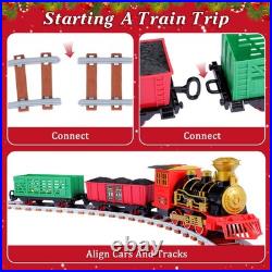 Christmas Train Sets for Around The Tree Electric Medium, Red, Green