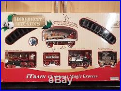 Christmas train set with MP3 connector