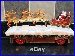 Christmas train set with MP3 connector