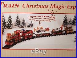 Christmas train set with MP3 connector