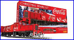 Coca Cola Christmas Electric Model Train Set HO Track Remote Control Toy Gift