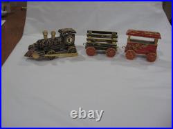 Collectible Cloisonne 3-Piece Christmas Train Set/Original Boxes
