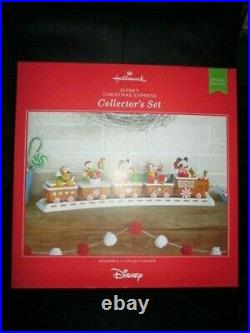 Complete Box Set Disney Christmas Express Gingerbread Train Tracks 2016 Hallmark