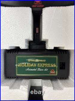 Complete NEW BRIGHT MODEL 380 HOLIDAY EXPRESS ANIMATED TRAIN SET Christmas Santa