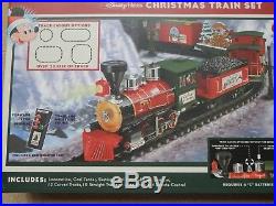 DISNEY PARKS 30 PIECE CHRISTMAS RAILROAD TRAIN SET WithREMOTE CONTROL HOLIDAY