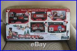 DISNEY PARKS CHRISTMAS RAILROAD TRAIN SET original BOX REMOTE CONTROL HOLIDAY
