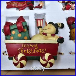Dan Dipaolo Resin Christmas Holidays Decoration Train Set Hayes Santa 2008 Box