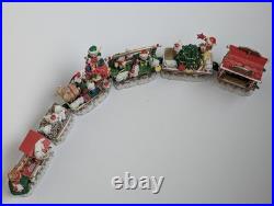 Danbury Mint Bichon Frise Christmas Express Train Set 6-Piece Figurines