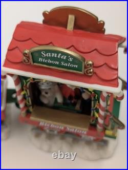 Danbury Mint Bichon Frise Christmas Express Train Set 6-Piece Figurines Danbury Mint Bichon Frise Christmas Express Train Set 6-Piece Figurines