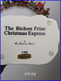 Danbury Mint Bichon Frise Christmas Express Train Set 6-Piece Figurines