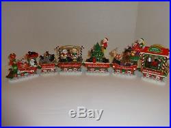Danbury Mint Dachshund Express Christmas Holiday Train Doxie Weiner Dog 6 pc Set